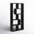 71''H 8-shelf Geometric Display Bookcase-347530588