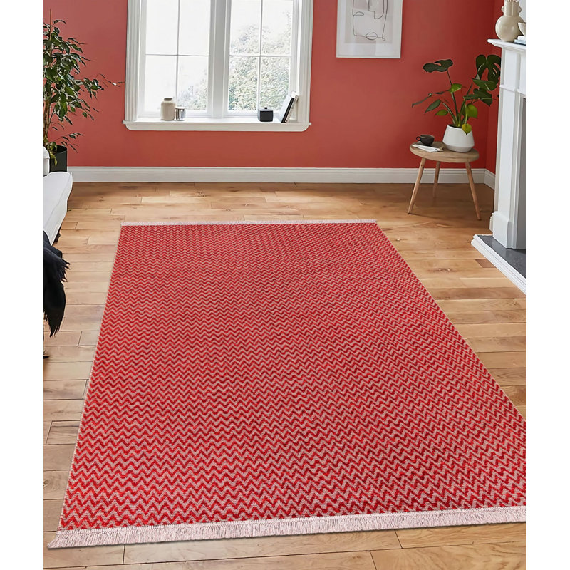Tapis d'entrée de qualité supérieure, rouge, 31,5 po x 59,1 po | 100% jute et chenille, hauteur de poils de 0,3 po | Semelle antidérapante en jute de coton, 400 000 fils | Facile à nettoyer, facile à nettoyer, élégant et durable pour les vestibules