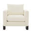 Fauteuil club moderne avec pieds en bois d'hévéa pour salon, chambre à coucher ou bureau-656836619