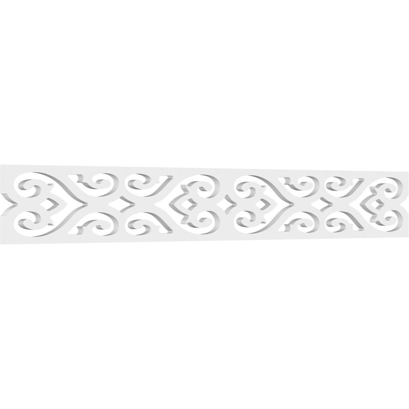 Henrietta Architectural Grade PVC Running Trim, 6" H x 48" W x 0.63" D