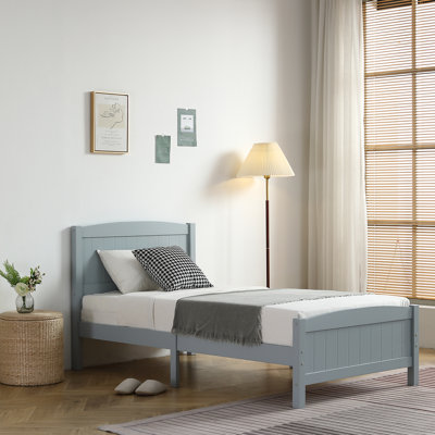 Lit en bois massif Heffron