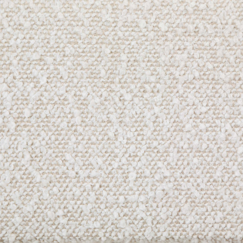Chaise d'appoint Modern Bouclé avec courbes sculptées