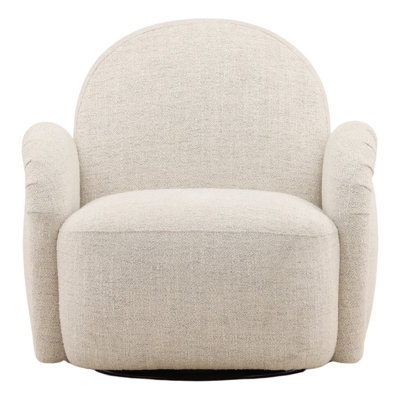 Grecia Swivel Chair Off White