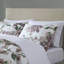 Édredon taupe à motif floral avec draps doux