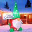 Gnome gonflable de Noël avec lumières DEL