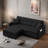 3 In 1 Convertible Sleeper Sofa Bed With Reclining Backrest, Pillows And Side Pockets-587081247