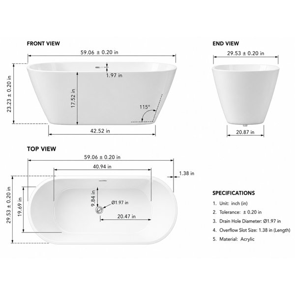 Dimensions du produit