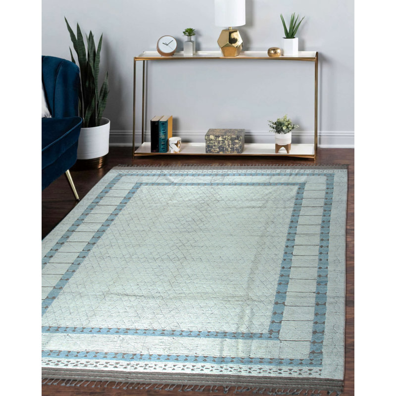 Timeless Marrakech Beige Hand-Knotted Wool Rug