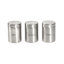 Prep and Tools Basic Essentials 3 piece Stainless Steel Canister Set