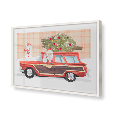 Imprimé wagon du Père Noël