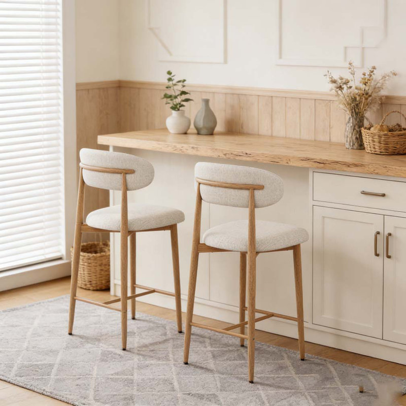 Ensemble de tabourets de bar, Green/Grain, 2