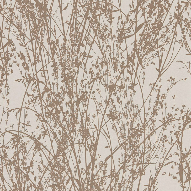Meadow Canvas Wallpaper, Gliver/Linen