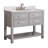 Brooks 43 " W Freestanding Standard Free Standing Single Double Single Vanity Bathroom Vanity With Stone Top-21249921-21249922