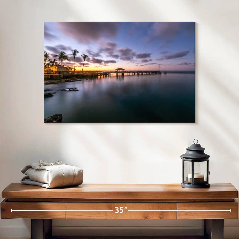 Blue sky key west dock Aletra, H 16 po x l 24 po