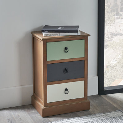 42cm W Solid Wood Bedside Table