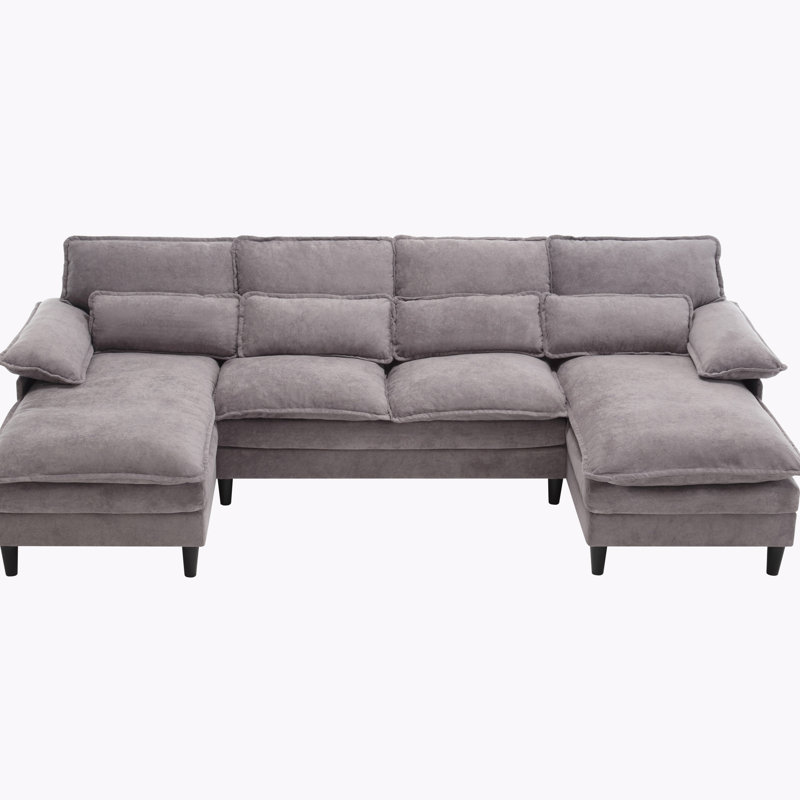 Canapé modulaire en U modulaire, Gris