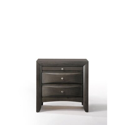 Modern Contemporary Home Bed Room Utility Night Stand Gray Oak Finish -  Red Barrel StudioÂ®, 00ABBE3EB75D46BDADF826B5A4EEF256