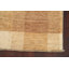 Tapis unique en laine noué à la main ivoire / brun nouvel âge 4 pi 2 po x 5 pi 10 po