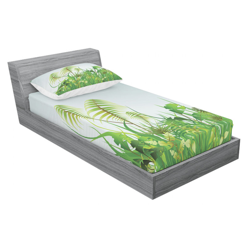 Microfiber Sheet Set, Twin Sheet Set with Fitted Sheet