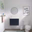 Meuble-lavabo simple mural 24 po avec plateau en résine 24 po