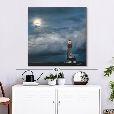 Phare au clair de lune