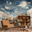 Papier peint Starry Night-503602811-503602814