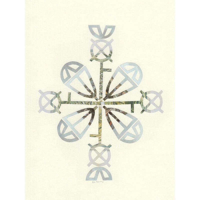 Lost II Print by Lisa Eisenbrey, Black Framed Paper, 21.25" H x 17.25" W