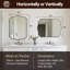 Miroir de salle de bain Anayalee Cadre en acier inoxydable-1544176049-1551253389