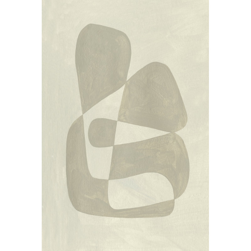 Soft Shape II by Emma Caroline - Painting on Canvas, Wrapped Canvas, 91 cm H x 61 cm W