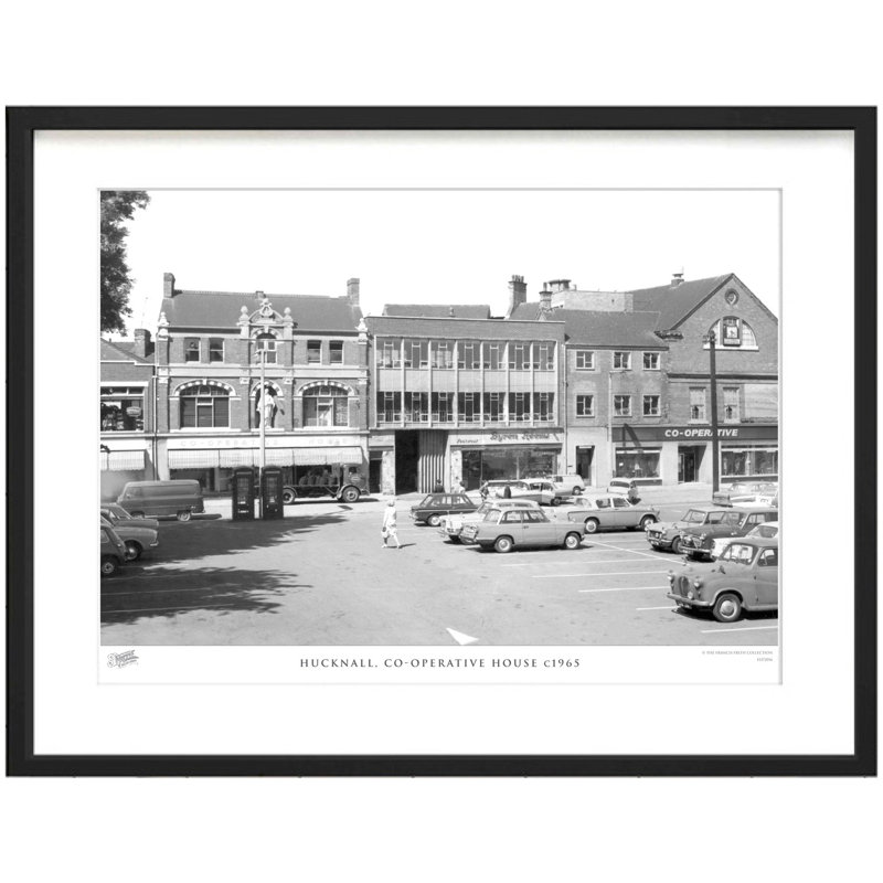 Hucknall, Co-Operative House C1965 - Single Picture Frame Print, 28cm H x 36cm W x 2.3cm D