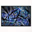 «Symmetric Spiral Blue Flower», impression-26688115-35062376