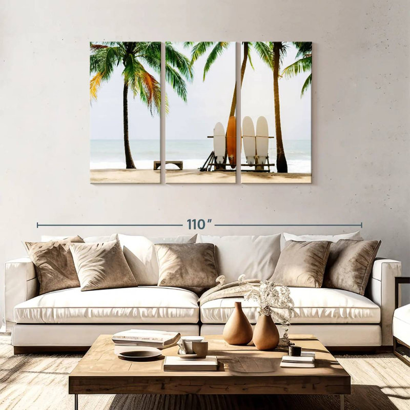 Senne Surfing Haven, 48" H x 74" W