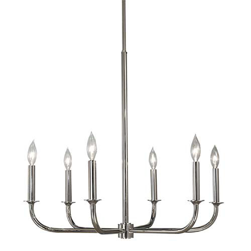 Lustree 6 lumières façon bougie/classique Rayleigh