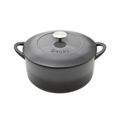Denby Halo Cast Iron 4L Round Casserole