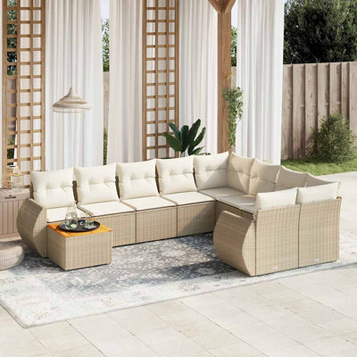 Vidaxl Garden Sofa Set Beige