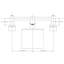 2 Handle Wall Waterfall Faucet Bath Filler