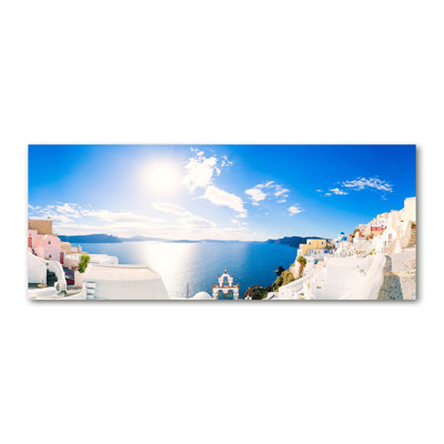 Santorini Greece - Wrapped Canvas Print