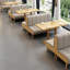 Banc rembourré en similicuir Marlese-1104629039