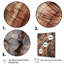 «Abstract Brown Graceful Woodland Bark», reproduction d'art murale abstraite-623024692-623024675