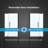 OVE Decors Pasadena 45 7/16 To 47 3/8 In. W X 72 In. H Alcove Frameless Pivot Shower Door , 2025-110692733