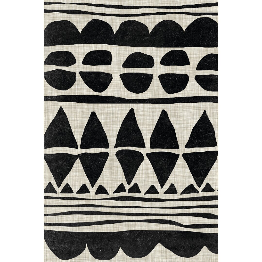 Leinwandbild Monochrome Quilt I von Melissa Wang