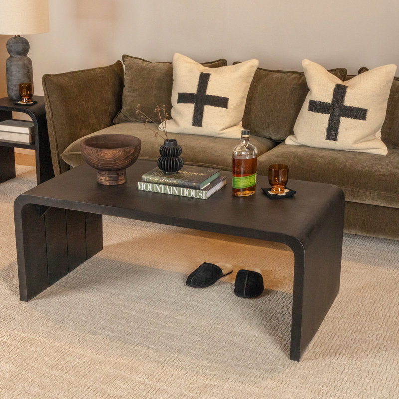 Table basse Clyde, Noir