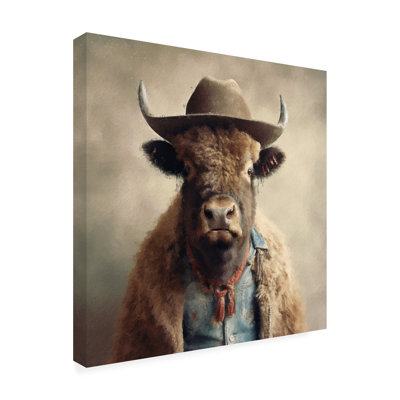 Jumanne Sean Parnell Buffalo Bill Canvas Art