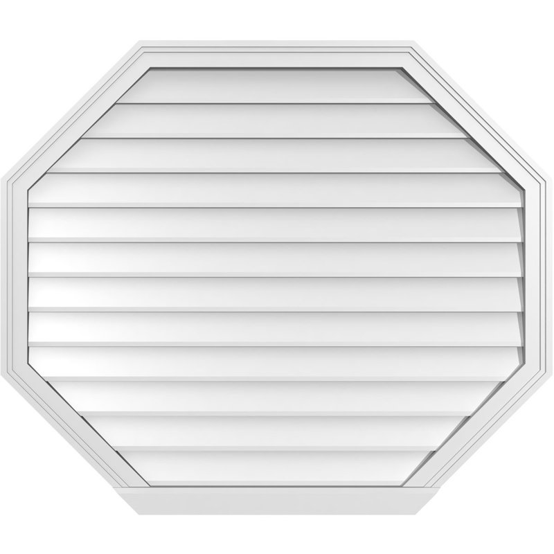 Évent horizontal gondole allongé en surface octogonal Signature, H 36 po x l 42 po x P 2 po