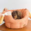 Lit pliant pour voiture et chien ZEZE Nata Bloom Orange Plaid
