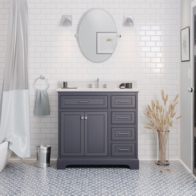 36'' Single Bathroom Vanity with Top