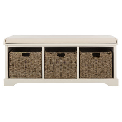 Painswick Cotton Upholstered Storage Bench