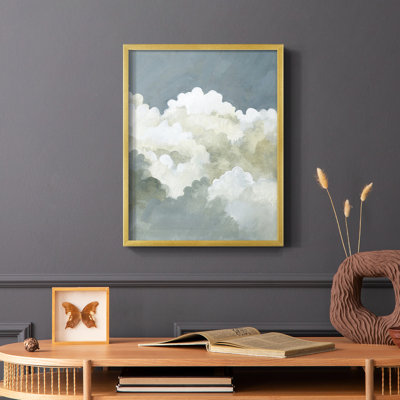 «Big Clouds II», reproduction encadrée - bois massif