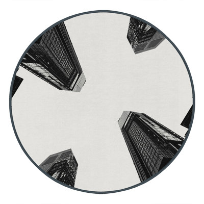 Tapis beige moelleux doux et éclectique à motif géométrique moderne et doux
