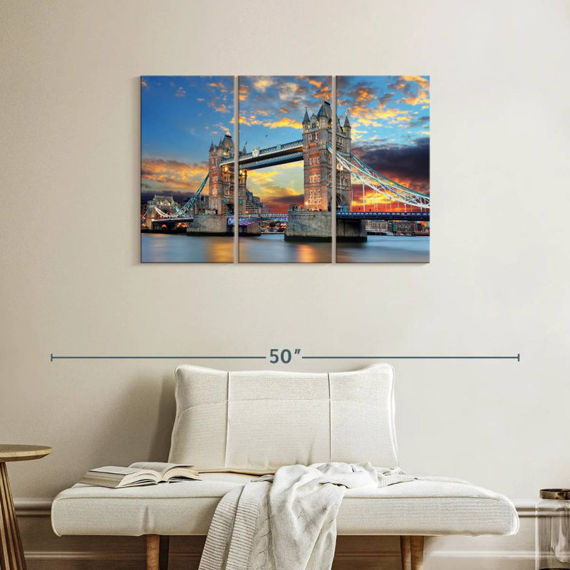 Tergel Tower Bridge de Londres, H 24 po x l 38 po